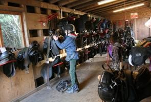 Secure tack room